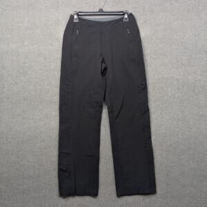 Title Nine Cargo Pants Womens 4 (27x30) Stretch Nylon Black Straight Leg Outdoor